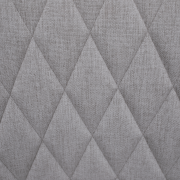 Dizajnové kreslo, svetlosivá/čierna, OSKOR