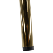 Dizajnové jedálenské kreslo, čierna Velvet látka/gold chróm zlatý, DASMIN TYP 1