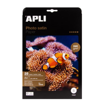 Fotopapier APLI A4 Satin, 240g, 25 hárkov