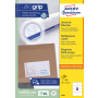 Etikety univerzálne 105x74mm Avery A4 100 hárkov