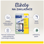 Etikety univerzálne na zakladače 38 x 192 mm Avery A4 25+5 hárkov