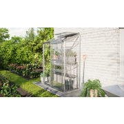 skleník VITAVIA IDA 900 číre sklo 3 mm strieborný LG4633