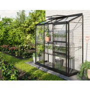 skleník VITAVIA IDA 1300 číre sklo 3 mm čierny LG4638