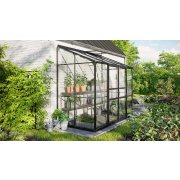 skleník VITAVIA IDA 3300 číre sklo 3 mm čierny LG4641