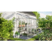 skleník VITAVIA IDA 3300 číre sklo 3 mm strieborný LG4639