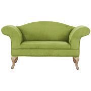 Pohovka, zelená/dub, FABRICIO