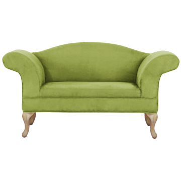 Pohovka, zelená/dub, FABRICIO