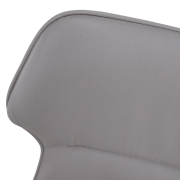 Jedálenská stolička, svetlosivá/tmavosivá/čierna, TABITA