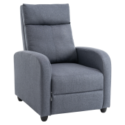 Relaxačné kreslo, sivá, KRESO NEW