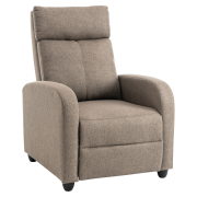 Relaxačné kreslo, hnedá, KRESO NEW