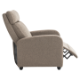 Relaxačné kreslo, hnedá, KRESO NEW