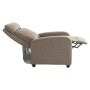 Relaxačné kreslo, hnedá, KRESO NEW