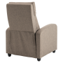 Relaxačné kreslo, hnedá, KRESO NEW
