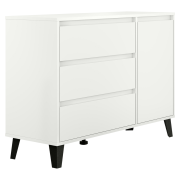 Komoda, biela, BOGAN NEW 1D3S