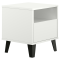 Nočný stolík, biela, BOGAN NEW 1S