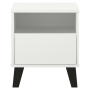 Nočný stolík, biela, BOGAN NEW 1S