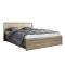 Posteľ s úložným priestorom, 160x200, dub sonoma, JESI NEW