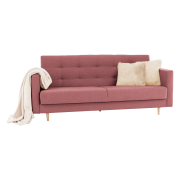 Celočalunený 3-sed, látka staroružová, AMEDIA