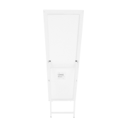 Stojanové zrkadlo, biela, LAVAL