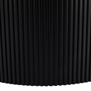 Konferenčný stolík, čierna, priemer 80 cm, MAHIR TYP 2