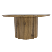 Konferenčný stolík, dub, priemer 80 cm, MAHIR TYP 2