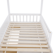 Montessori posteľ, 90x200, biela, masív, BIANKA