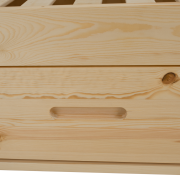 Montessori posteľ, 90x200, prírodná, masív, BIANKA