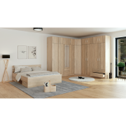 Nadstavec na skriňu, dub sonoma, INVITA TYP 9