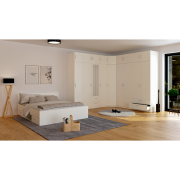 Skriňa, biela, INVITA Typ 2