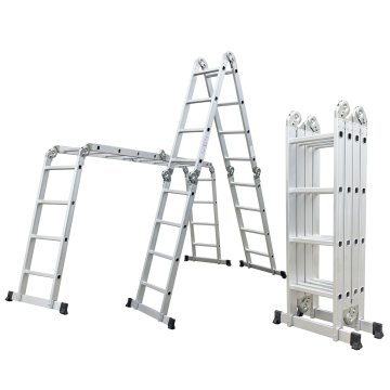 Hliníkový rebrík G21 GA-SZ-4x4-4,6M multifunkčné