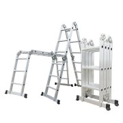 Hliníkový rebrík G21 GA-SZ-4x3-3,7M multifunkčné