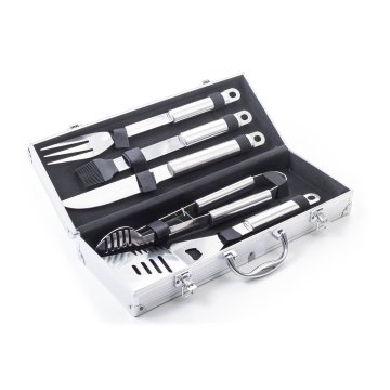 Grilovacie náradie G21 sada 5 ks, hliníkový kufor