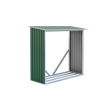 Prístrešok na drevo G21 WOH 136 - 182 x 75 cm, zelený