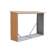 Prístrešok na drevo G21 WOH 181 - 242 x 75 cm, hnedý