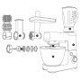 Kuchynský robot G21 Promesso Brown