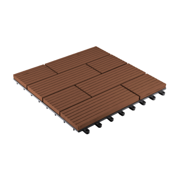 WPC dlaždice G21 Samoa čerešňa 2,3 x 30 x 30 cm