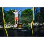 Trampolína G21 SpaceJump, 305 cm, čierna, s ochrannou sieťou + schodíky zadarmo