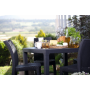 Záhradný stôl Keter Melody quartet grafitový