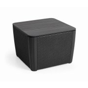 Záhradný stôl Keter Luzon Plus grafitový s úložným priestorom