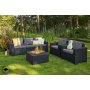 Záhradný set Keter California 3+2+1 grafitový