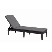 Ležadlo Keter Jaipur grafitové s poduškou