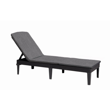 Ležadlo Keter Jaipur grafitové s poduškou