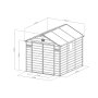 Záhradný domček G21 Boston 670 - 241 x 278 cm, plastový, šedý