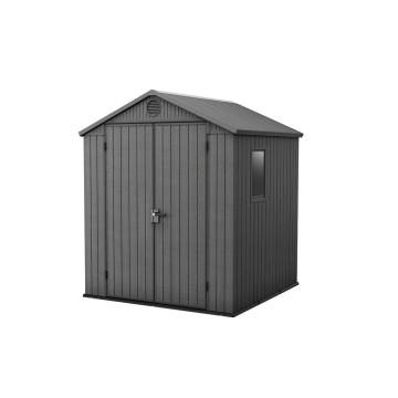 Záhradný domček Keter Darwin 6 x 6 šedý, s podlahou