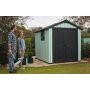 Záhradný domček Keter Oakland 759 šedý, s podlahou
