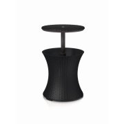 Záhradný stôl Keter Cool Bar Rattan grafitový