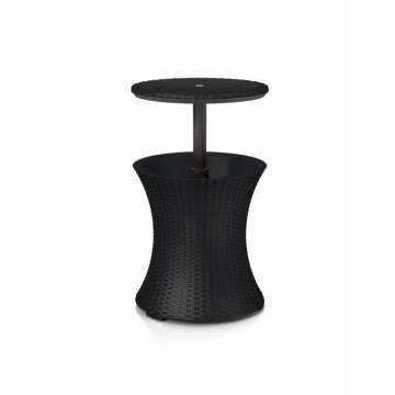 Záhradný stôl Keter Cool Bar Rattan grafitový