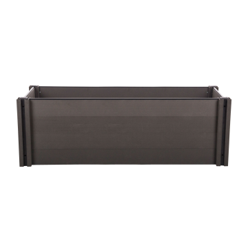 Vyvýšený záhon G21 Crop 143 x 68 x 54, WPC, Eben