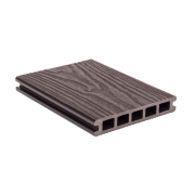 Terasová doska G21 2,5 x 14,8 x 300 cm, Dark Wood, WPC