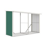Prístrešok na drevo G21 WOH 682 - 302 x 119 cm, zelený